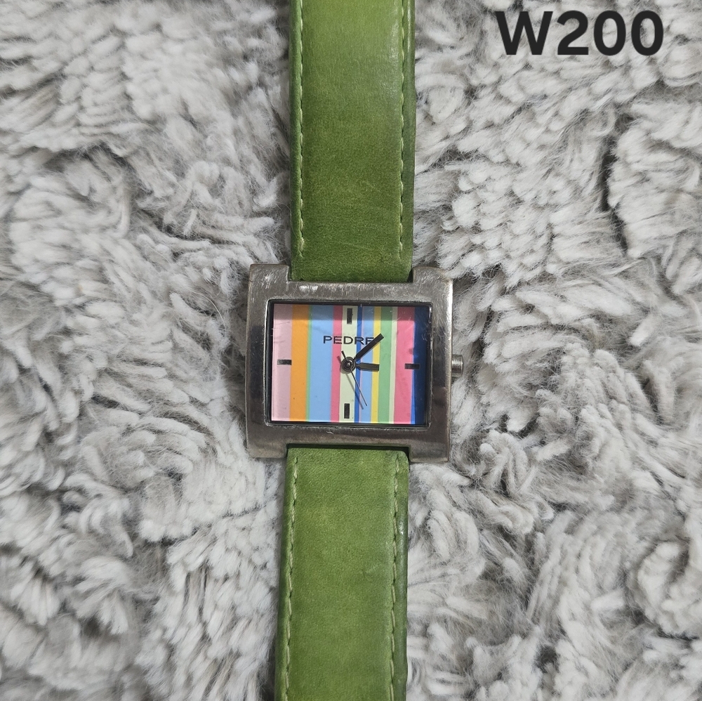 Vintage Pedre Women’s Quartz Watch – Colorful Dial, New Battery